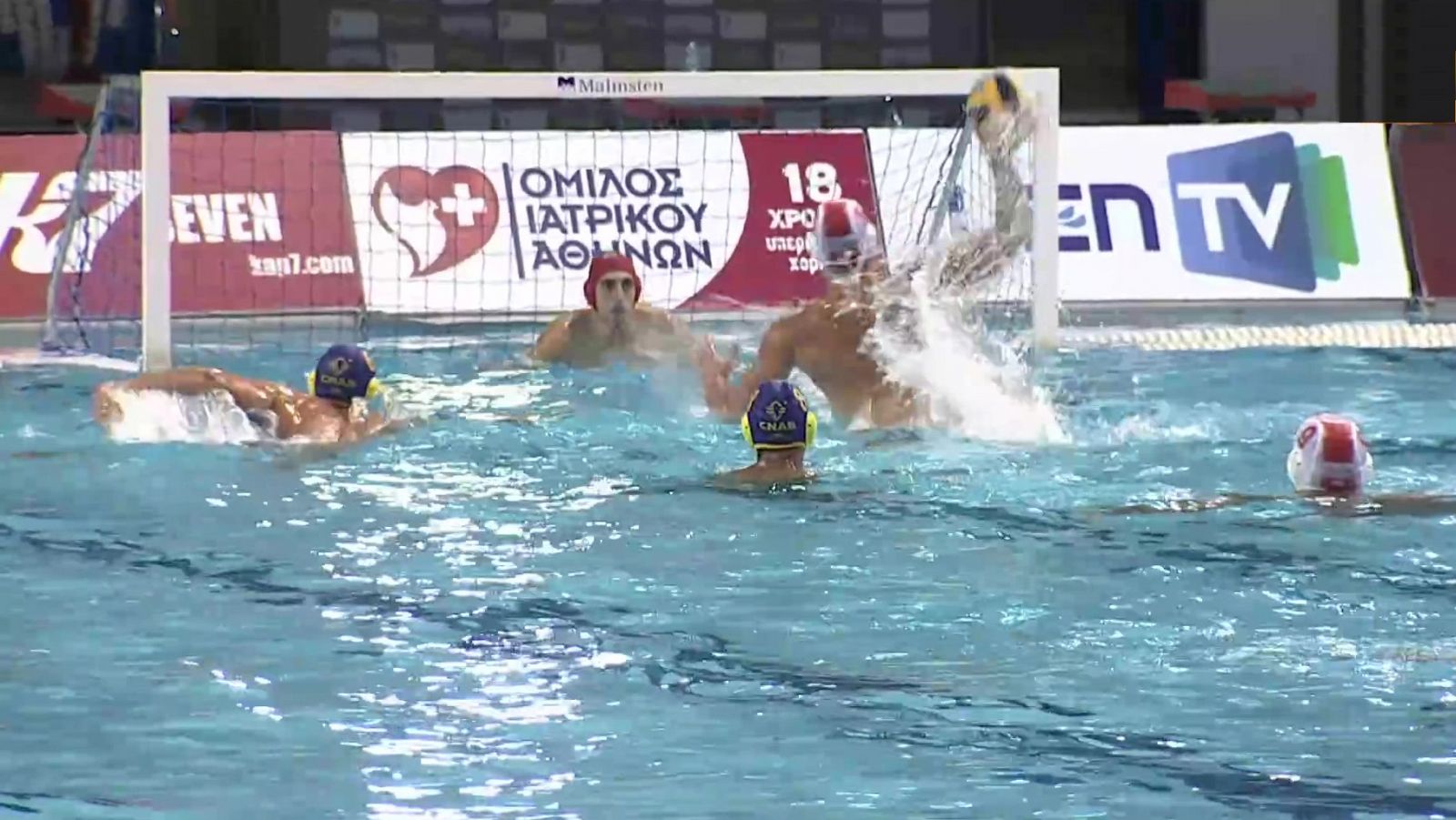 Waterpolo - Liga europea. 4ª jornada: Olympiakos SF Piraeus - Zodiac CN At. Barceloneta