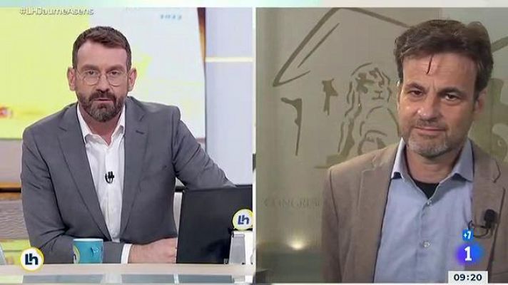 La hora de La 1 - Asens: el PSOE no ha negociado la ley audiovisual con UP