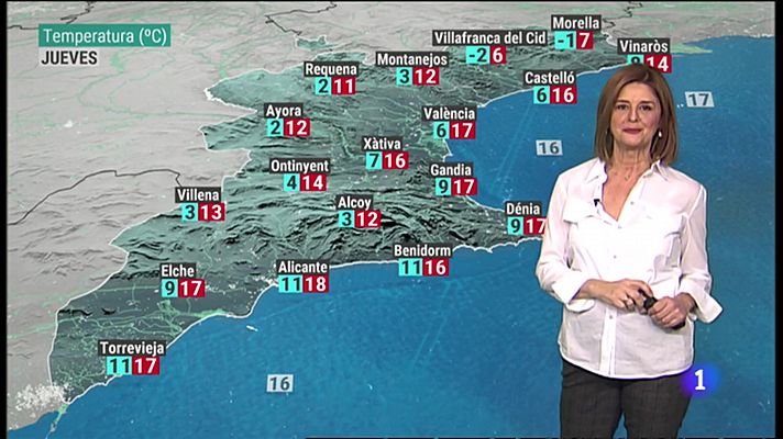 El tiempo en la Comunitat Valenciana - 01/12/21