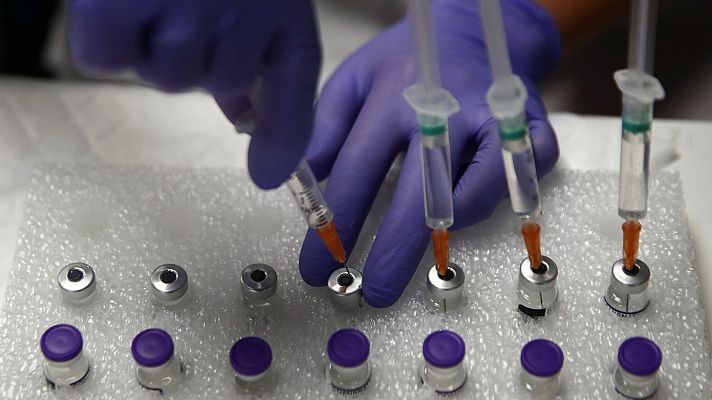 Telediario 2 - Más de 3 millones de dosis de la vacuna infantil para España