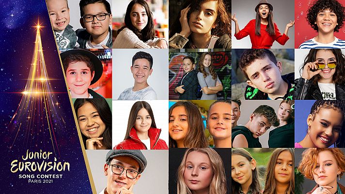 Eurovisión Junior - Conoce a todos los candidatos de Eurovisión Junior 2021