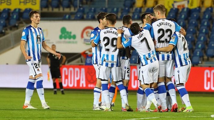 Telediario 1 - La Real Sociedad recibe al Madrid buscando recortar su ventaja