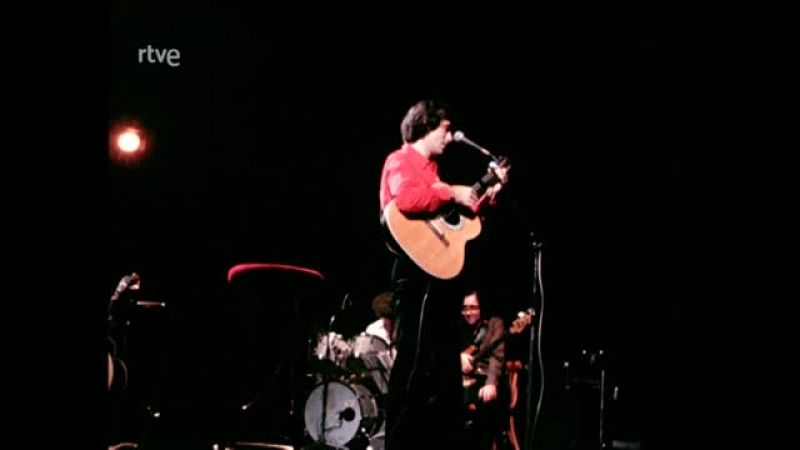 Arxiu TVE Catalunya - Barcelona RTVE - Joan Manuel Serrat a l'enregistrament del programa 