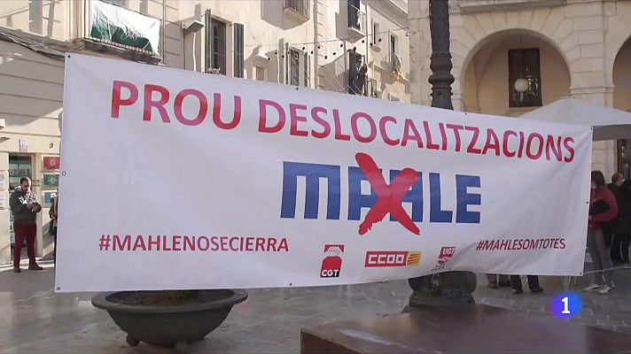 L'Informatiu - Primera gran protesta per evitar el tancament de Mahle
