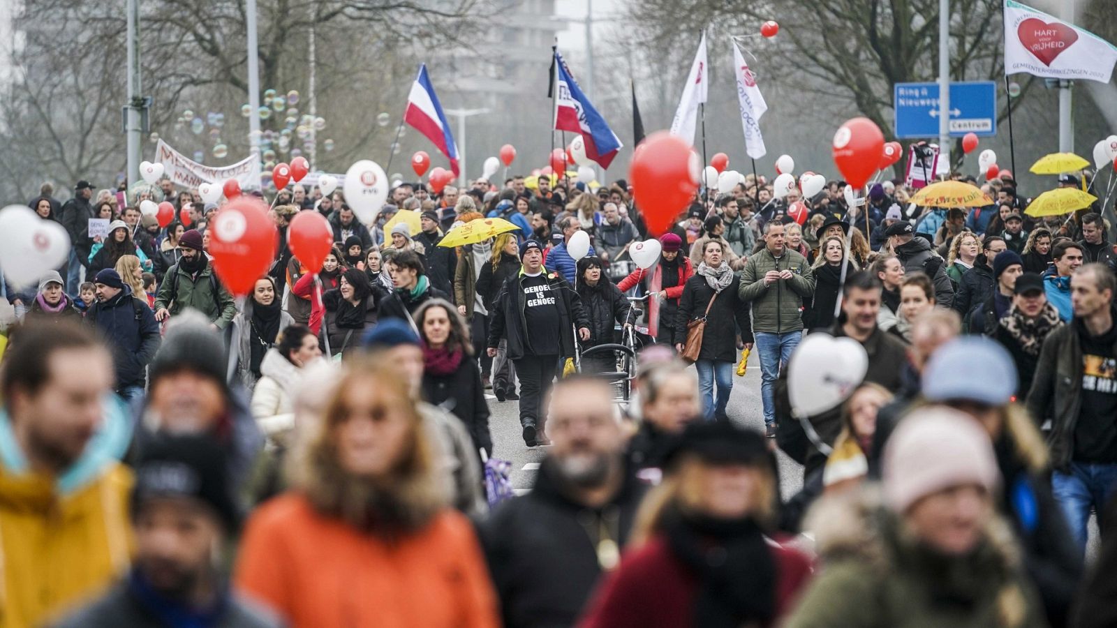 Protestas en Europa contra restricciones y vacunación obligatoria