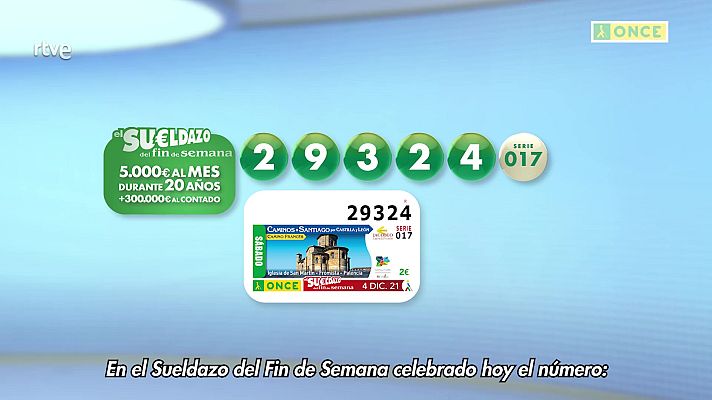 Sorteos ONCE - Sorteo ONCE - 04/12/21