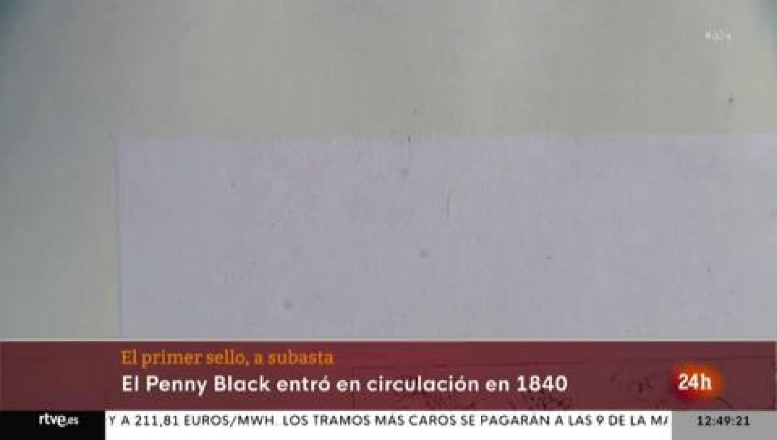 Se subasta el 'Penny Black', el primer sello del mundo