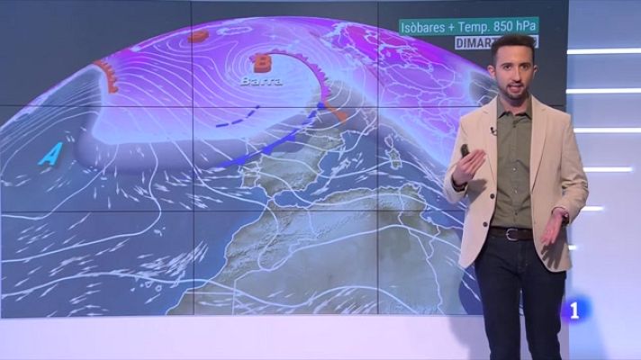 El temps - Arriba una nova i important nevada al Pirineu i fort vent