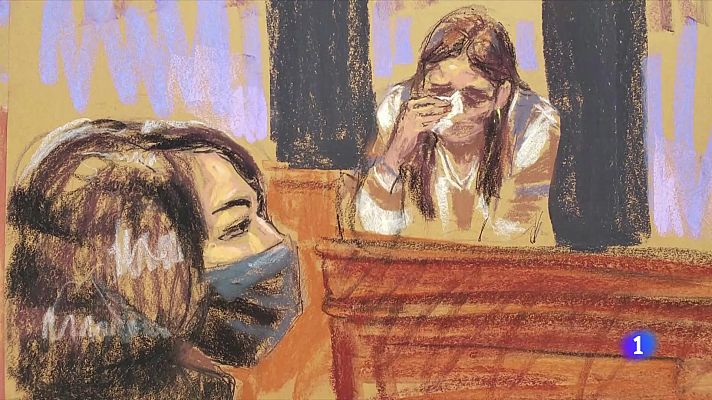 Telediario 1 - Varios testigos acusan a la exnovia de Jeffrey Epstein de proporcinarle contactos de menores de edad