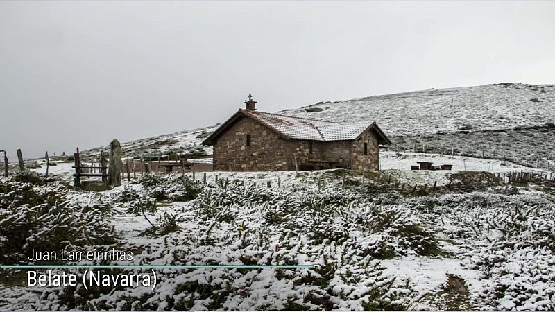 Cota de nieve 500/1000 m en la cordillera Cantábrica, Pirineos, sistema Ibérico norte y 600/1000 m en el sistema Central - ver ahora