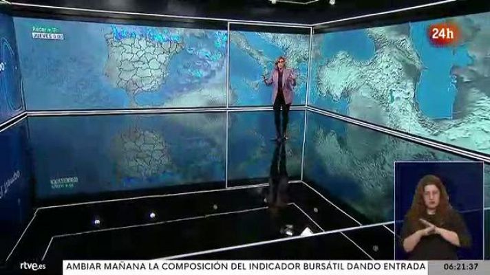 Siete comunidades en alerta por viento y nieve