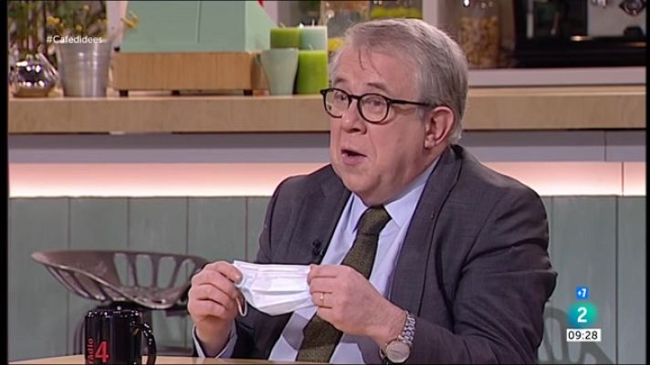 Cafè d'idees - Jaume Padrós: "Viurem molt temps amb la mascareta"