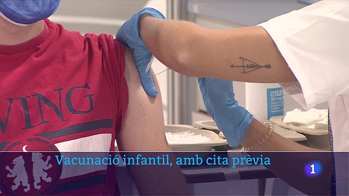 L'Informatiu - La vacunació dels infants de 5 a 11 anys començarà dimecres 15 de desembre