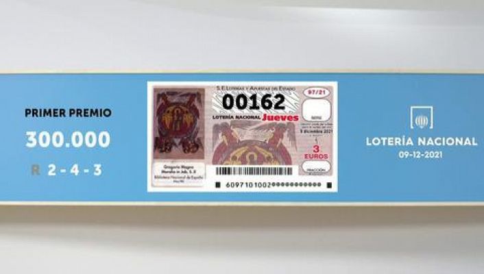 SELAE - Sorteo de la Lotería Nacional del 09/12/2021