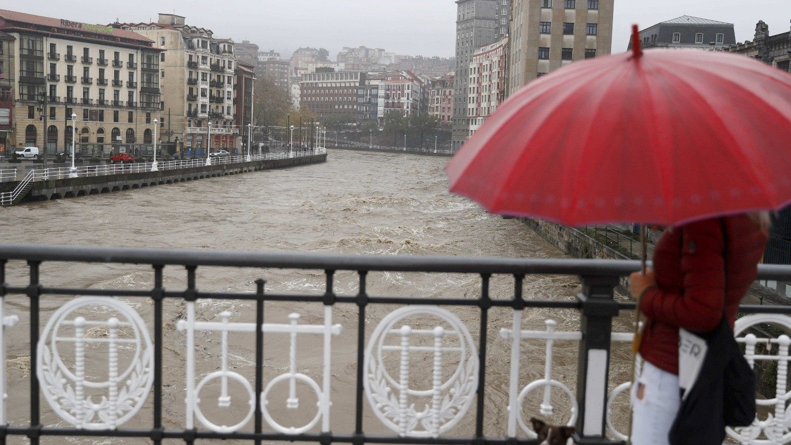 Casi tres semanas sin parar de llover en País Vasco