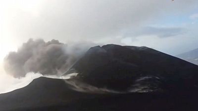 Los cientficos piden prudencia ante la baja actividad del volcn de La Palma