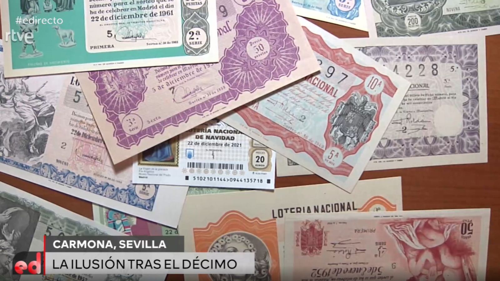 España Directo - Dos sevillanos apasionados de la Lotería de Navidad