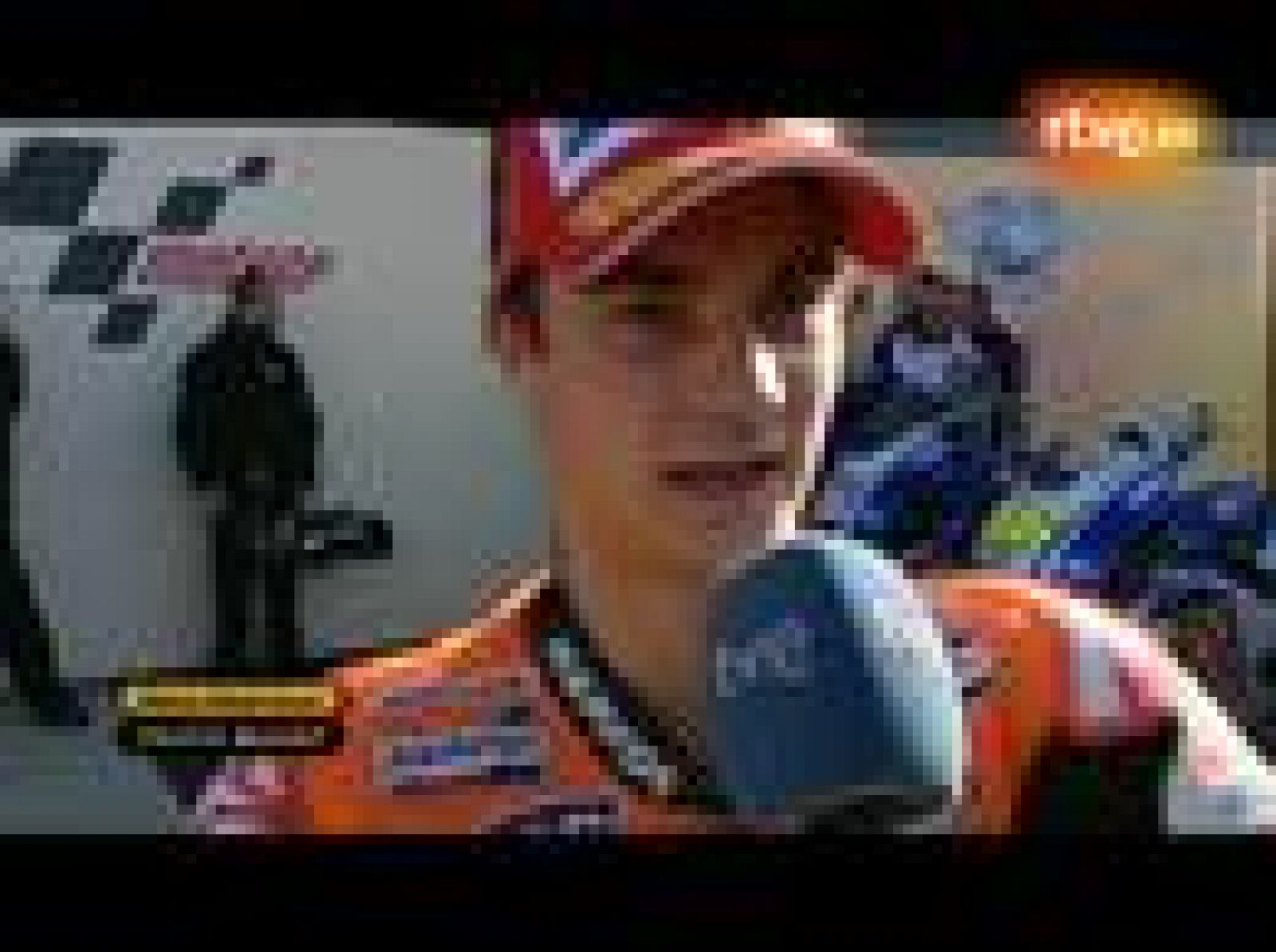 Dani Pedrosa reconoce que con Stoner fuera de carrera la victoria en Cheste ha sido más fácil.