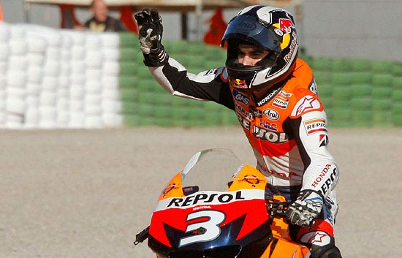 Sin Stoner, Pedrosa no ha encontrado rival en Cheste.