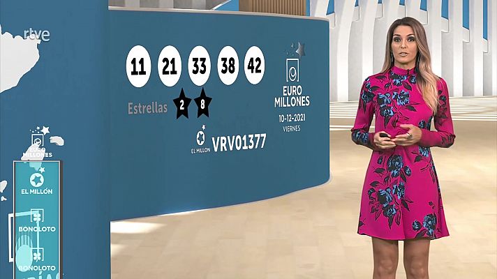 Loterías - Sorteo de la Bonoloto y Euromillones del 10/12/2021