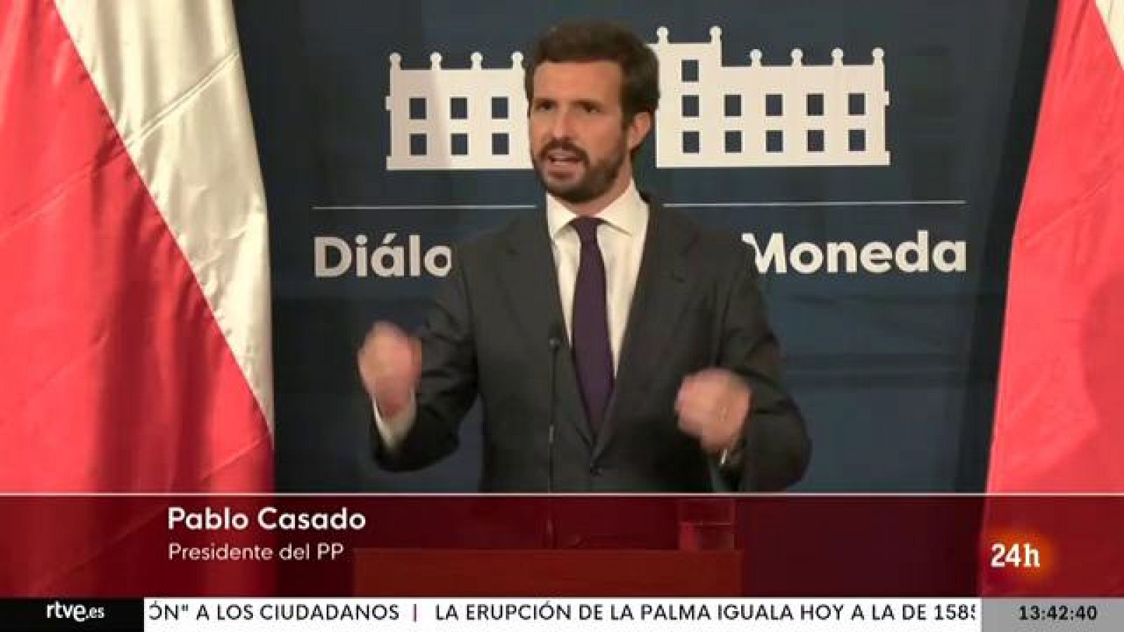 Casado: los socios del Gobierno están haciendo un "apartheid" lingüístico - Informativo 24h | Ver