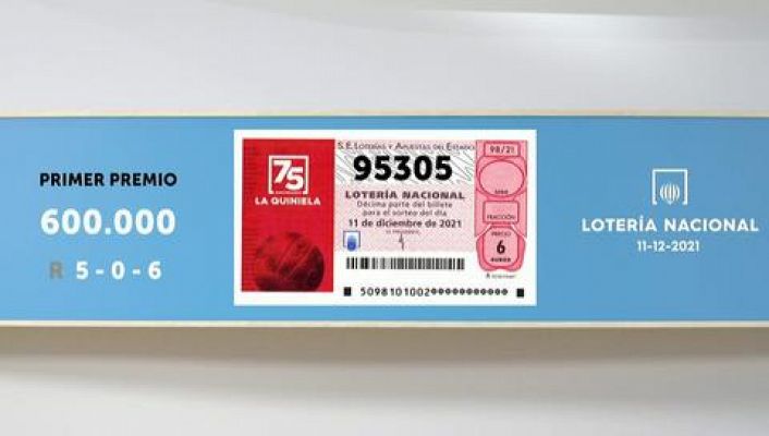 SELAE - Sorteo de la Lotería Nacional del 11/12/2021