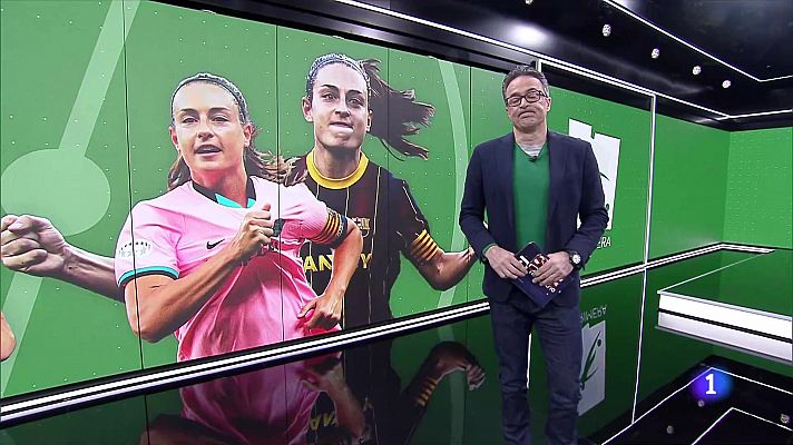 Telediario Fin de Semana - El Clásico Real Madrid-FC Barcelona de la Liga Iberdrola se juega en La 1 y RTVE Play