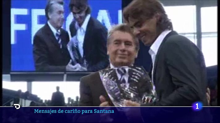 Telediario Fin de Semana - El mundo del deporte llora la muerte de Manolo Santana