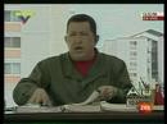  - Chávez amenaza con la guerra