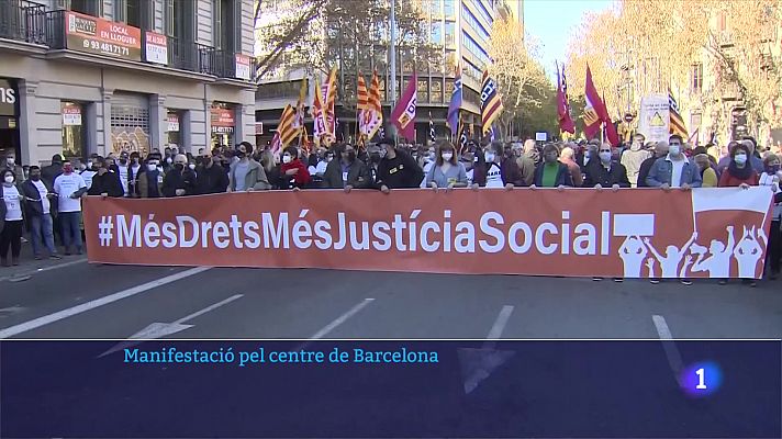 L'Informatiu - Un miler de persones clamen per la justícia social