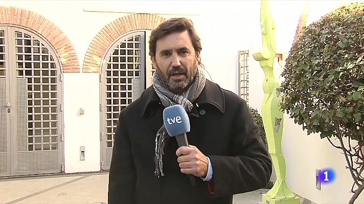 Telediario 1 - Numerosas personalidades despiden a Manolo Santana