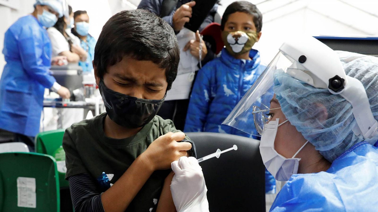 Todo listo para la vacunación infantil