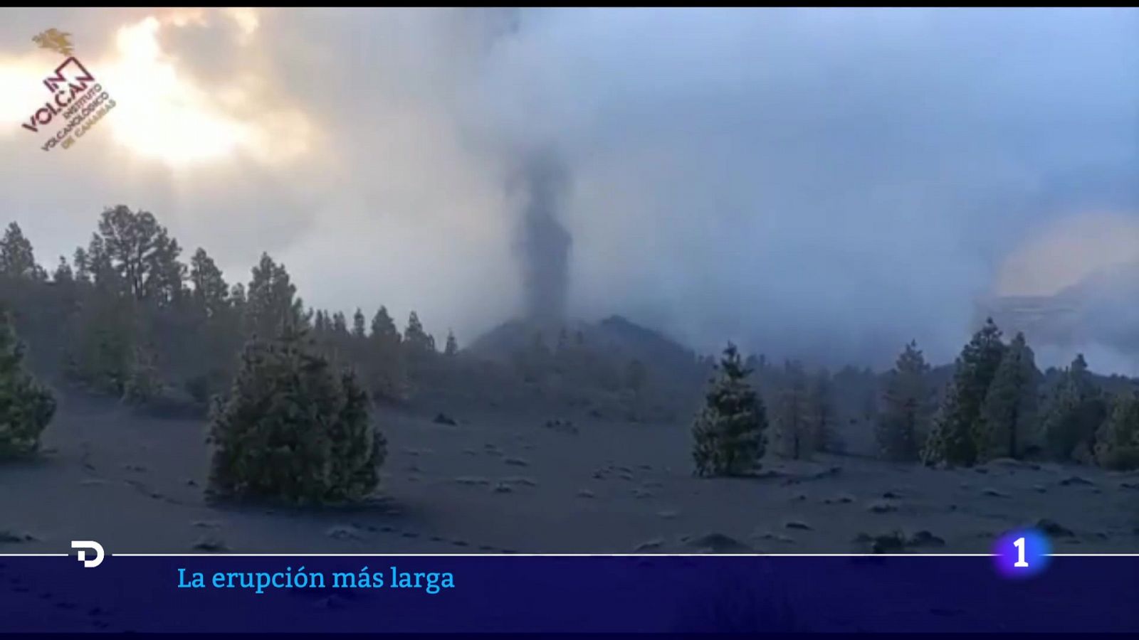 La erupción del Cumbre Vieja es la más longeva de la Palma