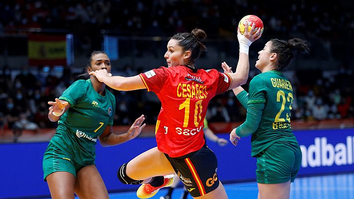 Campeonato del Mundo femenino. 2ª fase: España - Brasil