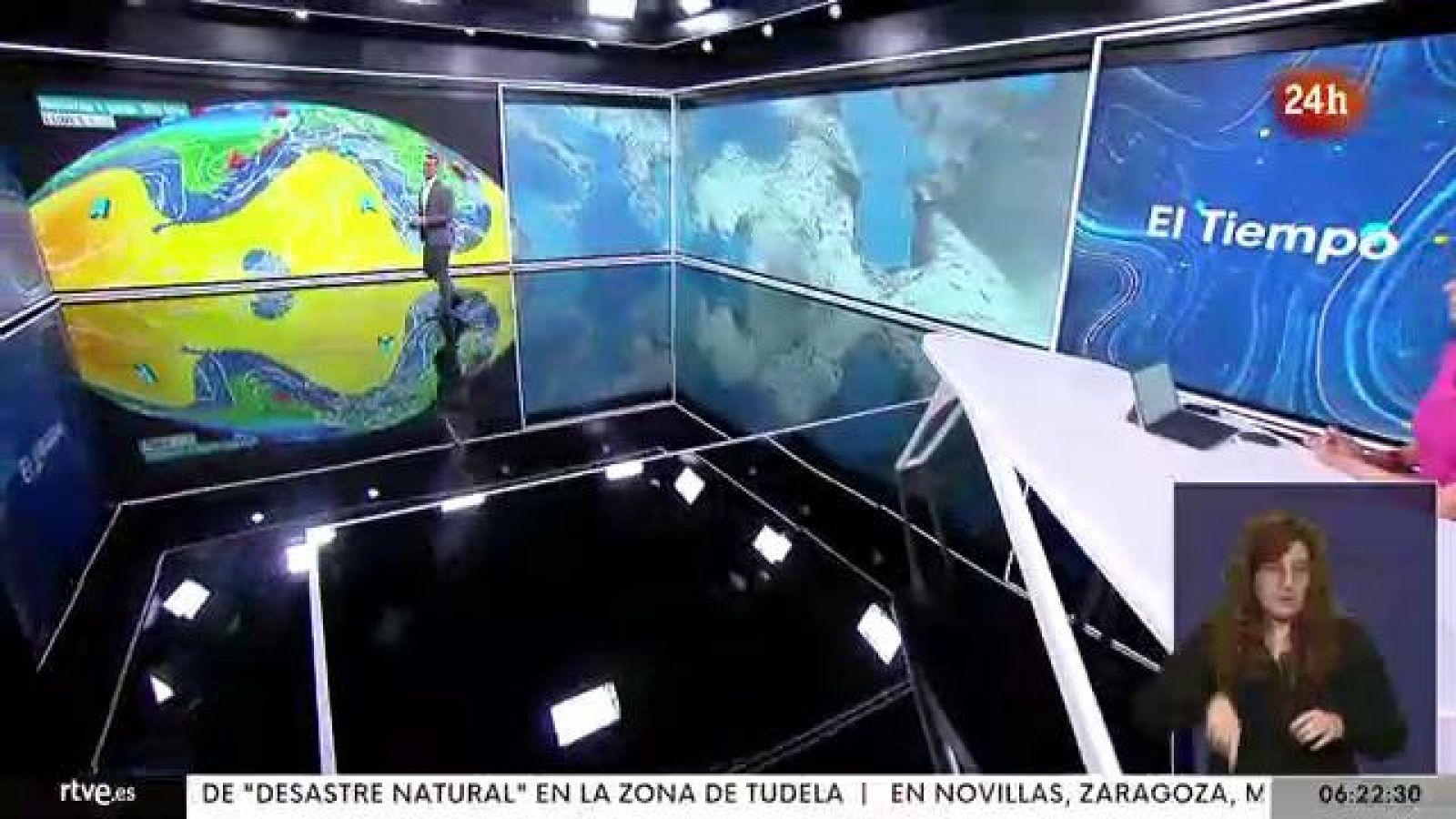 Tiempo estable aunque con niebla en el valle del Ebro