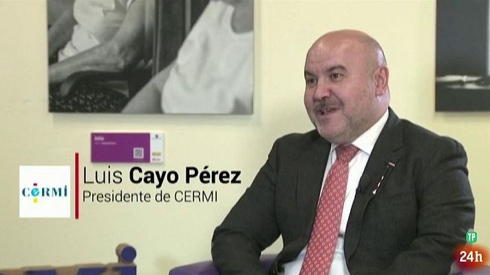 Luis Cayo Pérez, presidente del CERMI