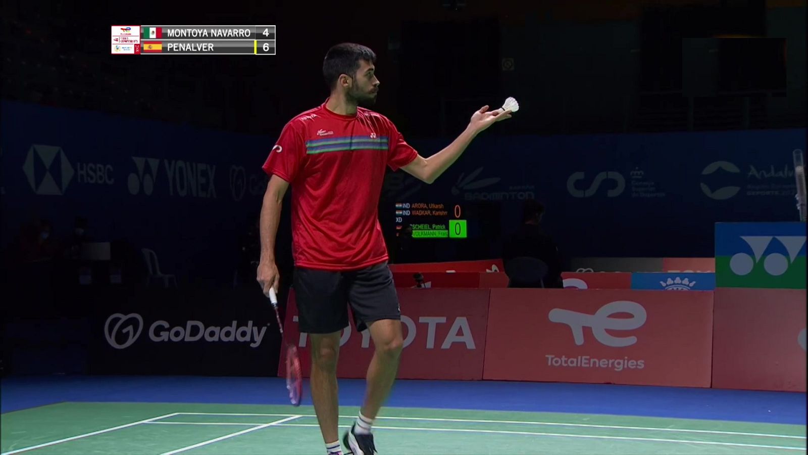 Bádminton - Campeonato del Mundo: L. A. Montoya Navarro - L. E. Peñalver - ver ahora