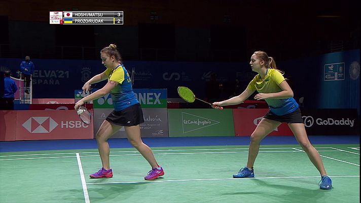 Bádminton - Campeonato del Mundo:  Prozorova / Rudakova - Hoshi / A. Mat