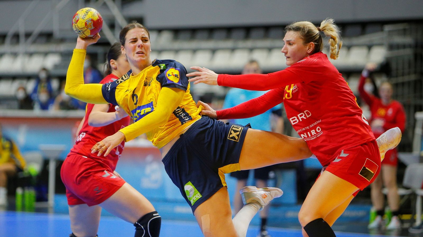 Balonmano femenino. 2ª fase: Suecia - Rumanía