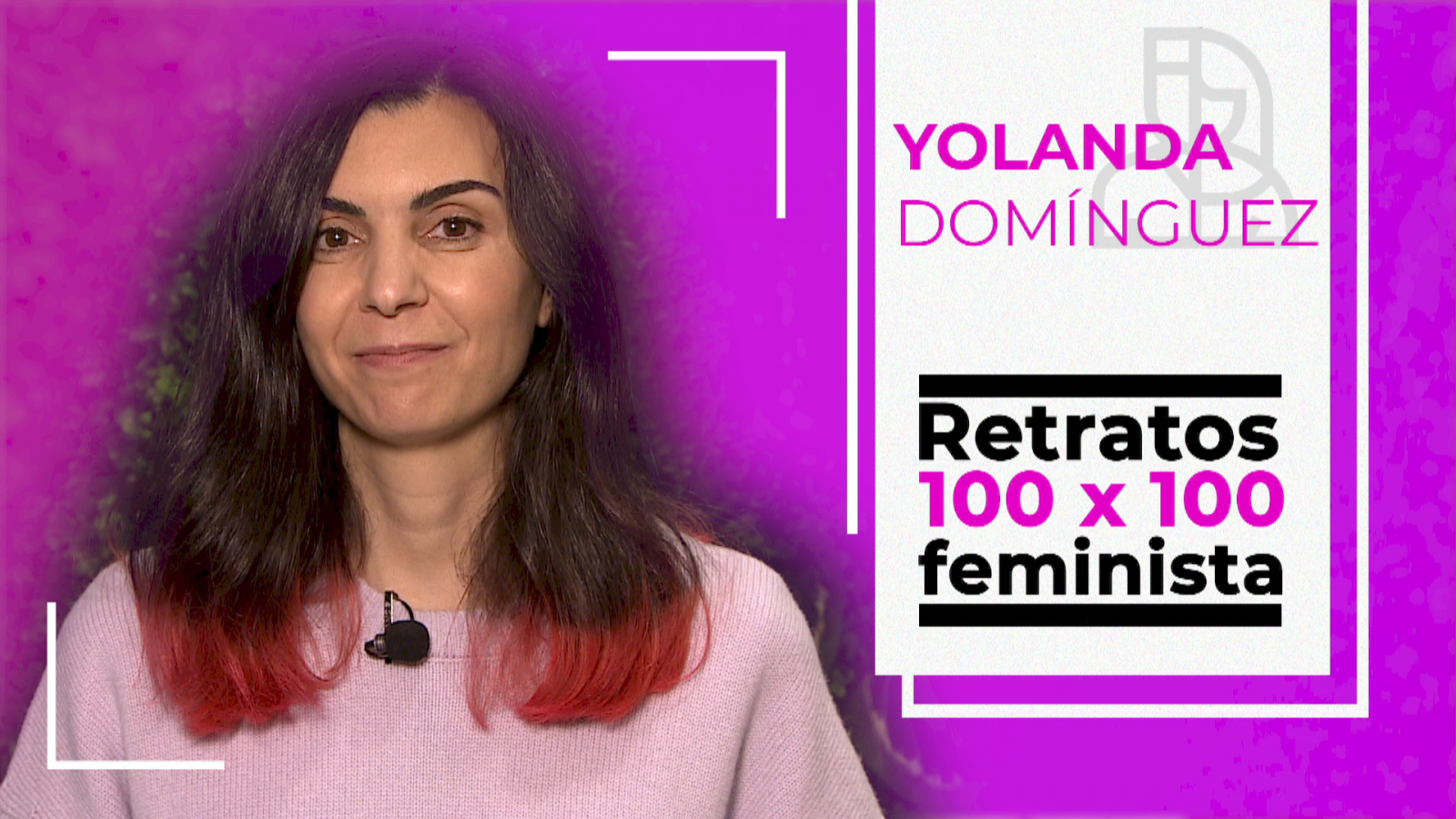 Objetivo Igualdad - Retrato 100x100 feminista: Yolanda Domínguez 