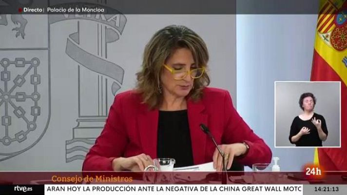 Ribera insiste en el compromiso con la electricidad