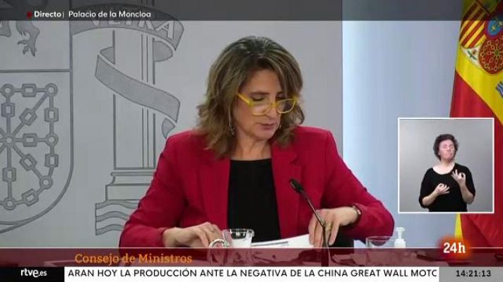 Informativo 24h - Ribera insiste en el compromiso con la electricidad