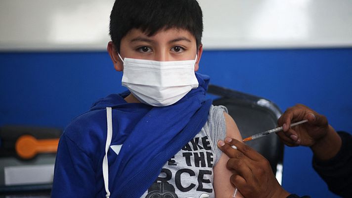 Telediario 1 - Las CC.AA. ultiman los preparativos para la vacuna infantil