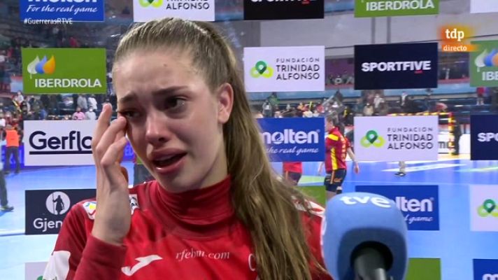 Mundiales de Balonmano - Mundial balonmano 2021 | La MVP Paula Arcos llora de alegría
