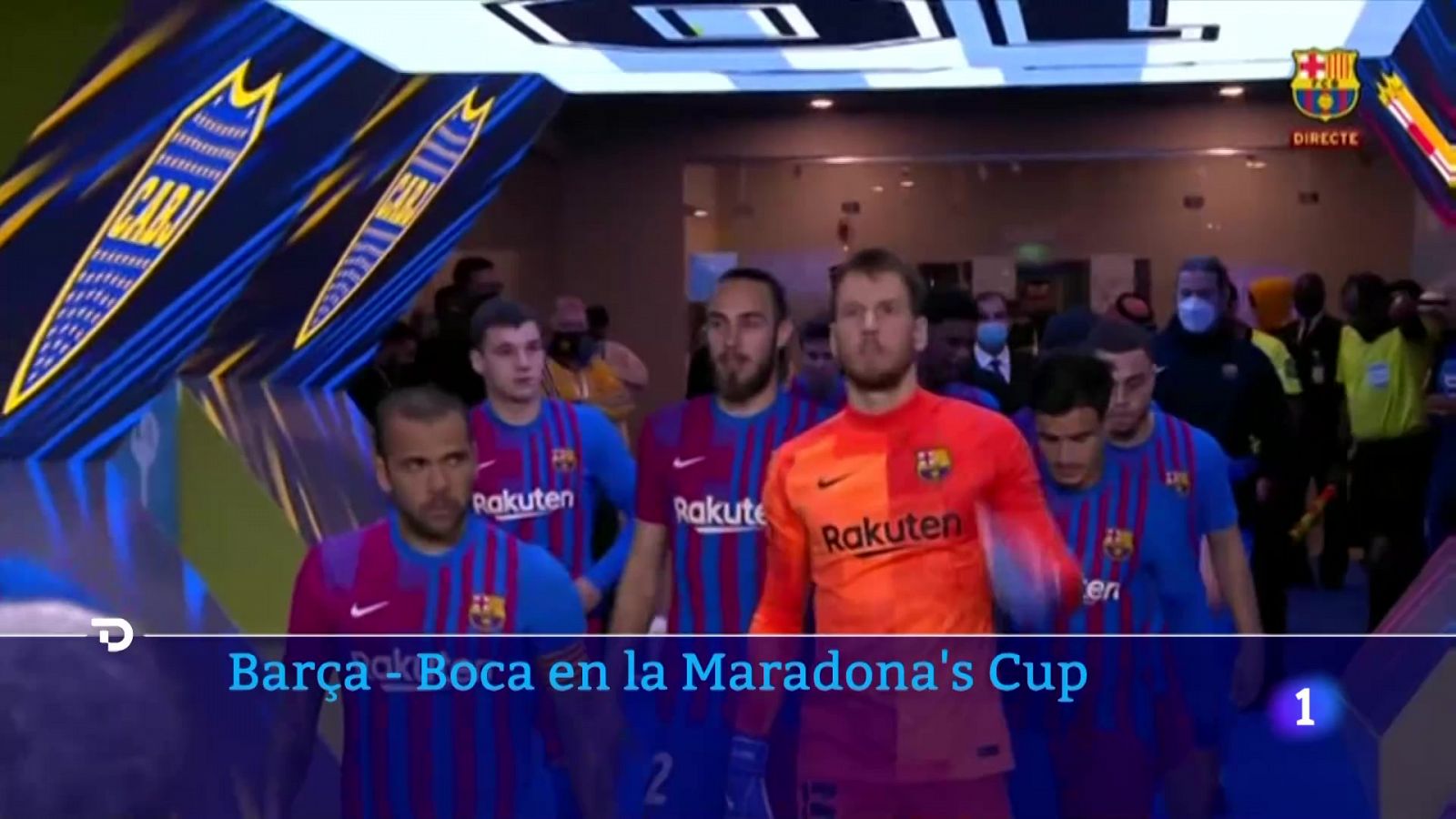 Alves redebuta con el Barça en la Copa Maradona en Arabia Saudí -- Ver ahora