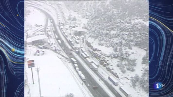 Imatges de la nevada del 14 i 15 de desembre de 2001