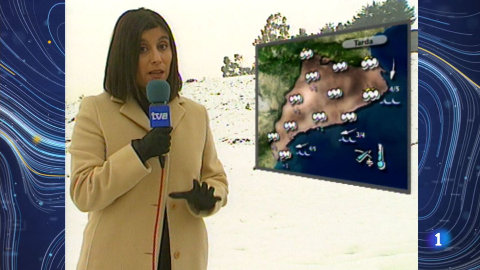 La previsió del temps amb la Sònia Papell del 15 de desembre de 2001 | Ver