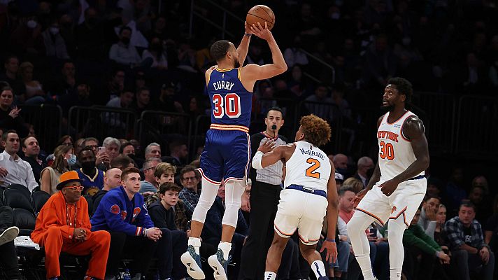Telediario Matinal - Curry se convierte en el máximo triplista de la historia de la NBA