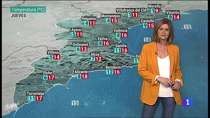 El tiempo en la Comunitat Valenciana - 15/12/21