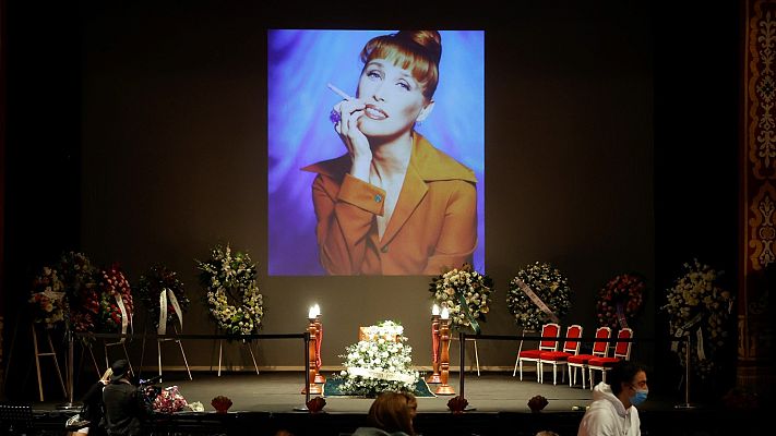 Telediario 1 - El mundo de la cultura y la política despide a Verónica Forqué